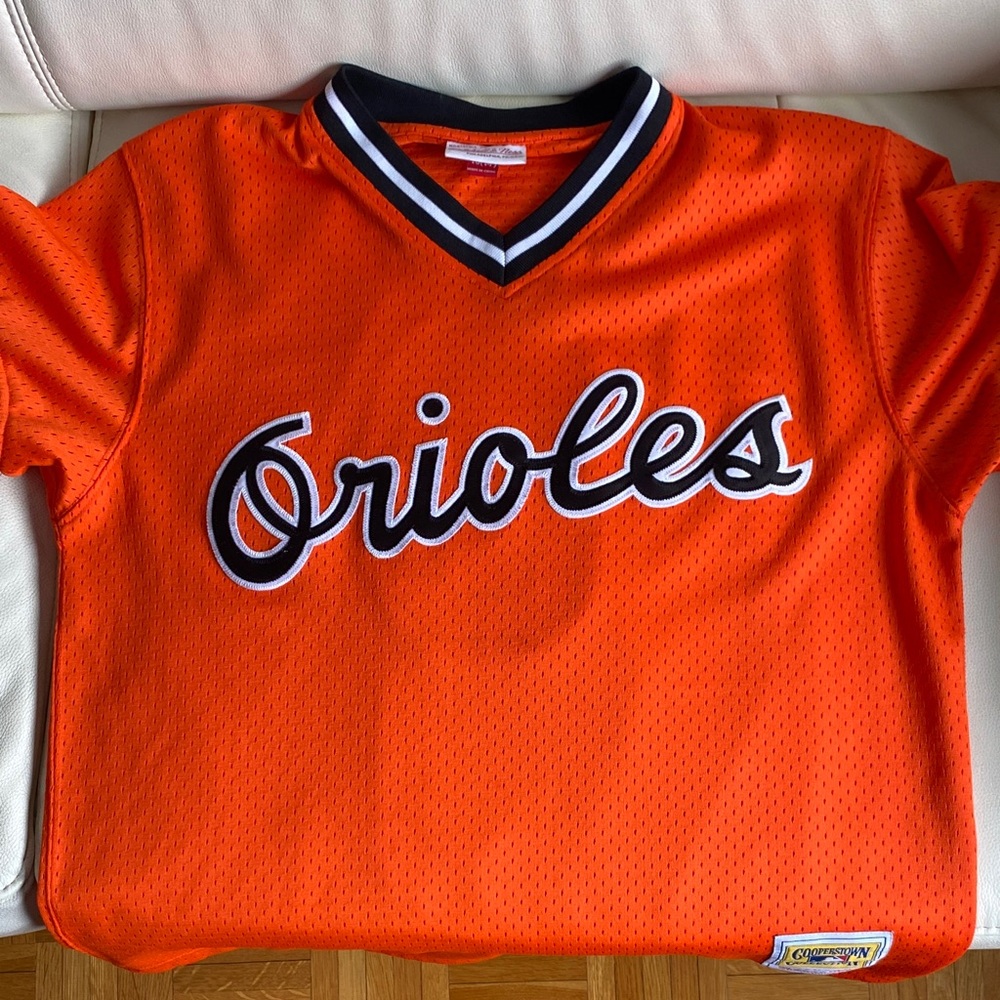 Mitchell & Ness Baltimore Orioles Orange Jersey